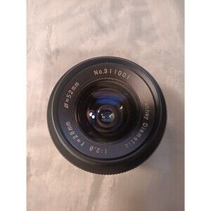 Camera lens JC Penney Diamatic 28mm F/2.8 Wide Angle  For Minolta And Nikon